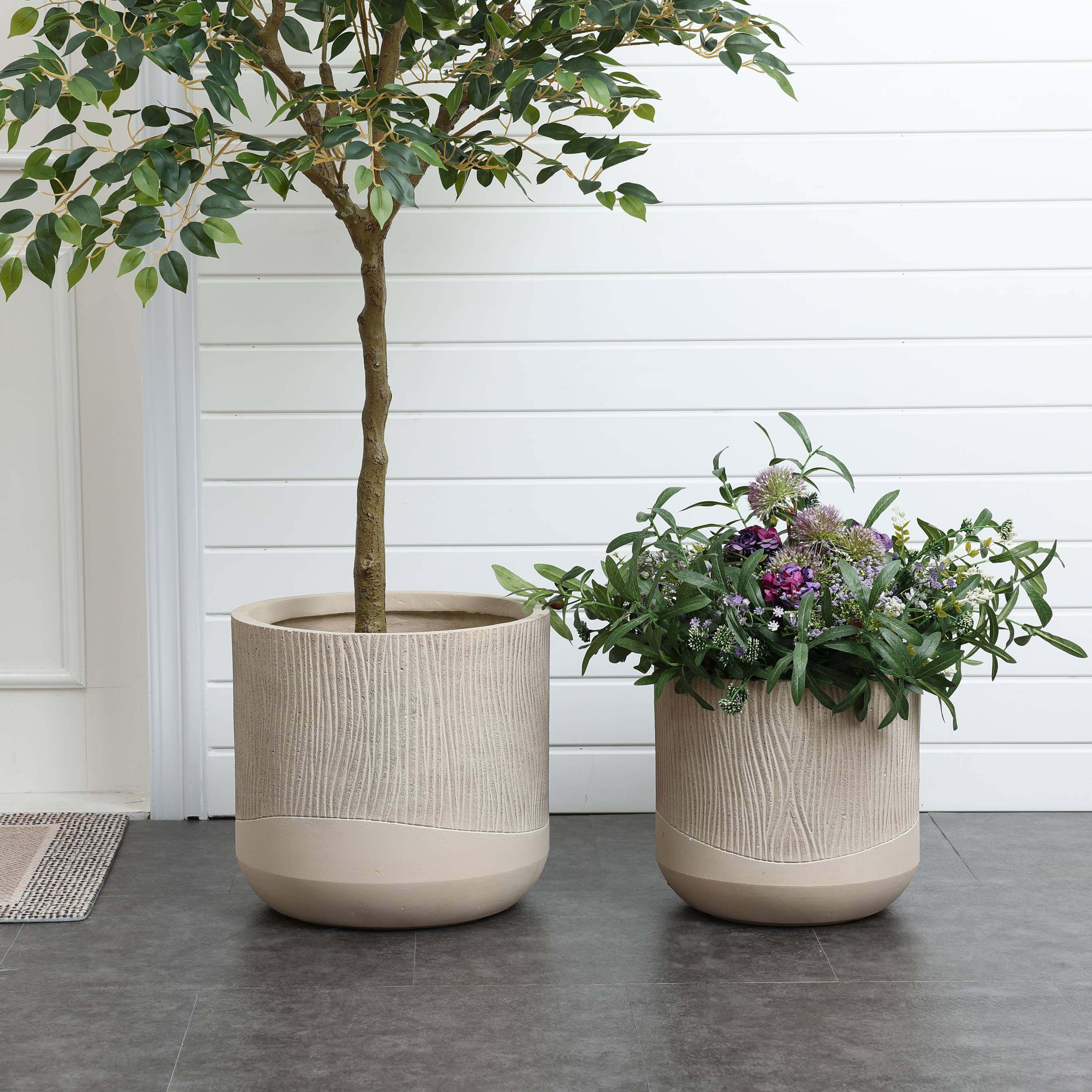 ZESTAW DONICZEK ALETTO  SAND