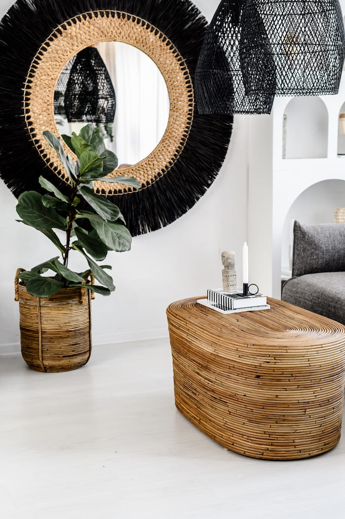 KOSZ RATTANOWY AZURE S