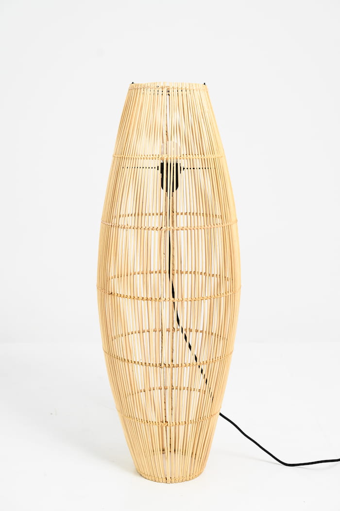 LAMPA RATTANOWA PODŁOGOWA MAXI M