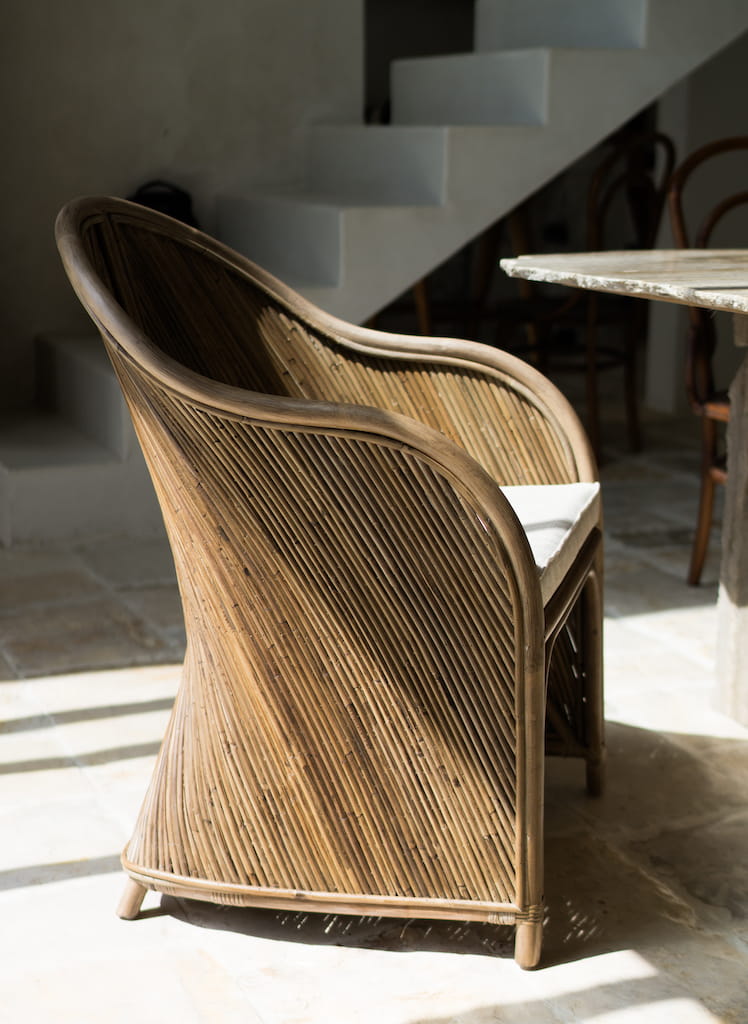 FOTEL RATTANOWY TEGAL DORIS CIEMNY