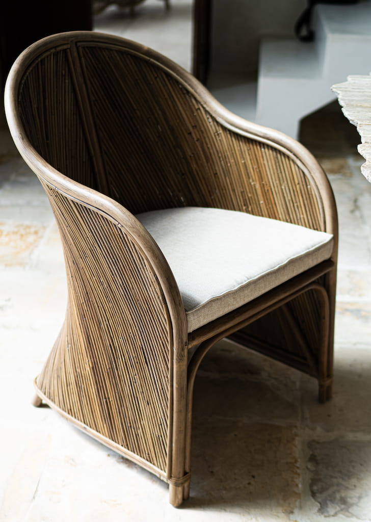 FOTEL RATTANOWY TEGAL DORIS CIEMNY