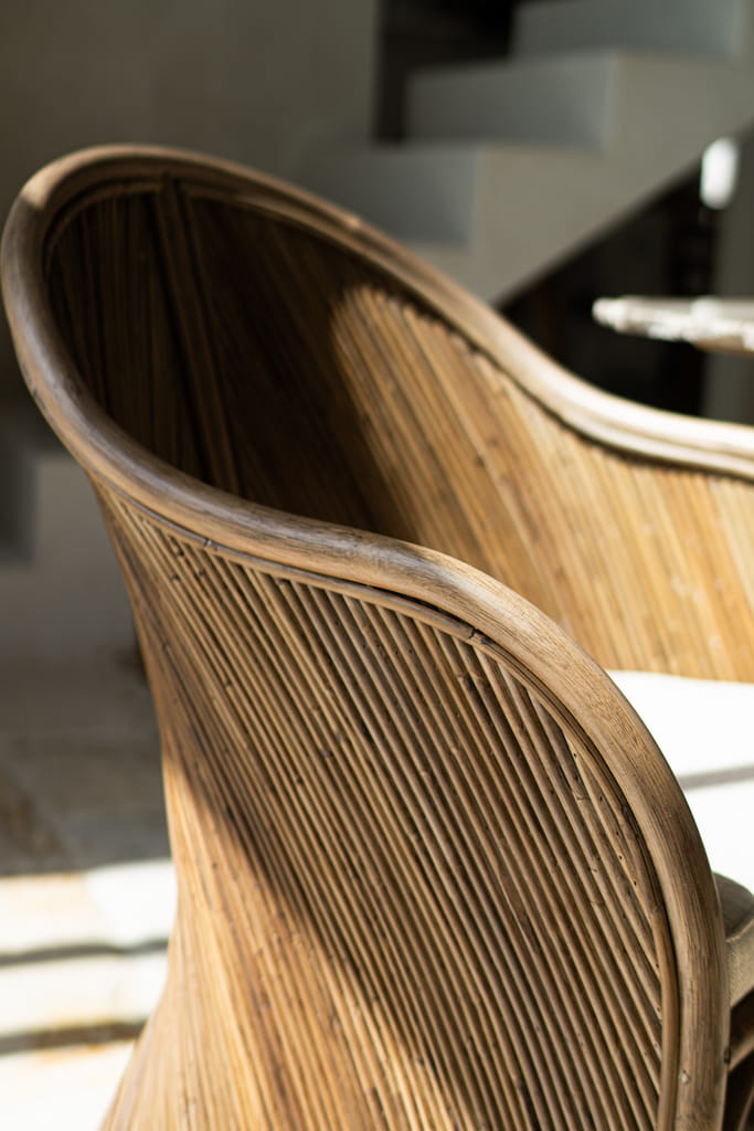 FOTEL RATTANOWY TEGAL DORIS CIEMNY