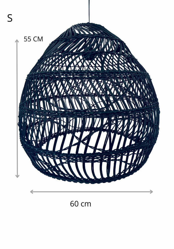 LAMPA CEZAR S CZARNA