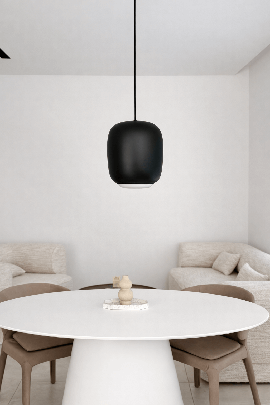 LAMPA WISZĄCA ALUMINIOWA ORIONIS XL CZARNA