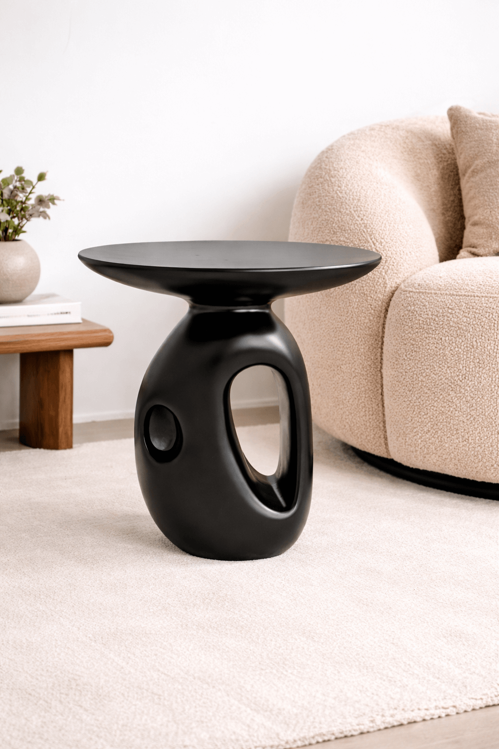 STOLIK AMADEO CZARNY - NOWOCZESNA FORMA I DESIGNERSKI CHARAKTER