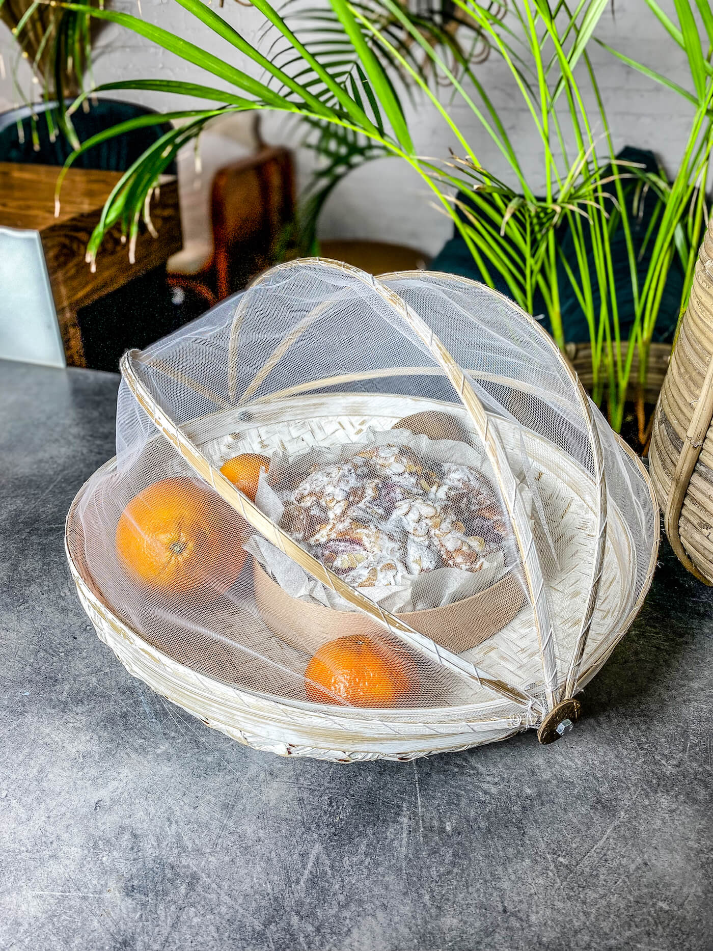 TACA BAMBUSOWA ROYAL S BIAŁA