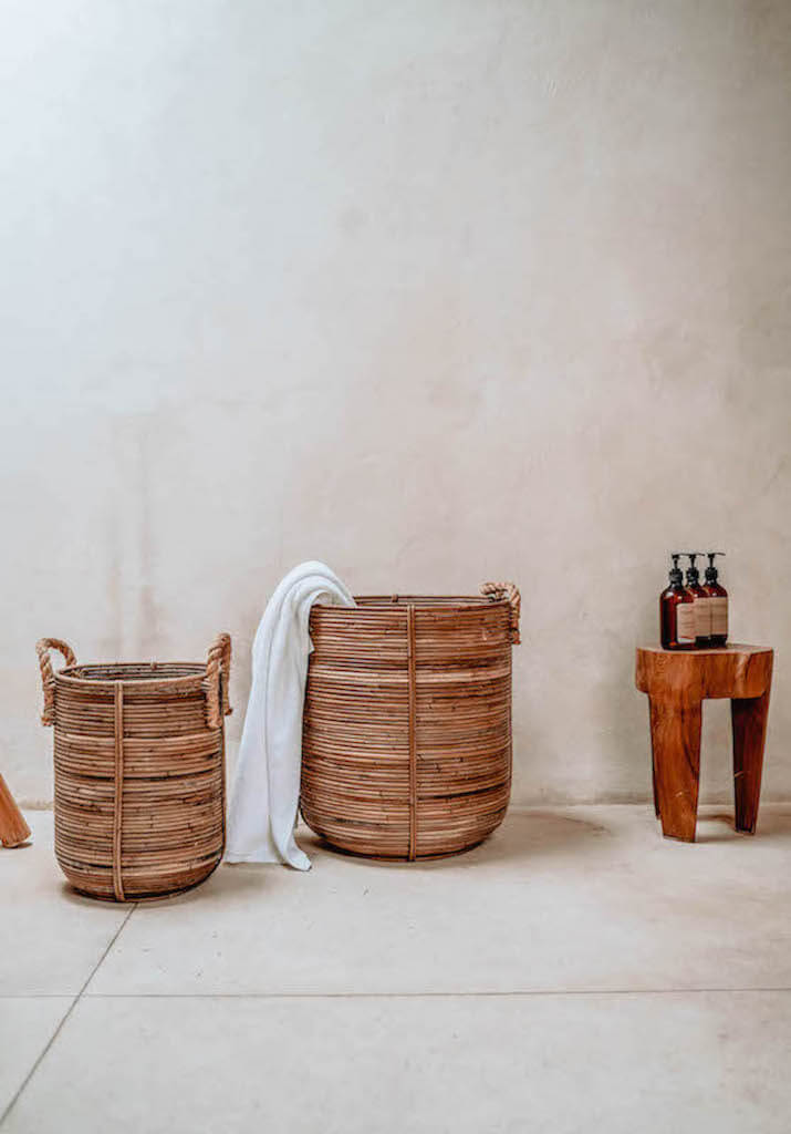 KOSZ RATTANOWY  AZURE L