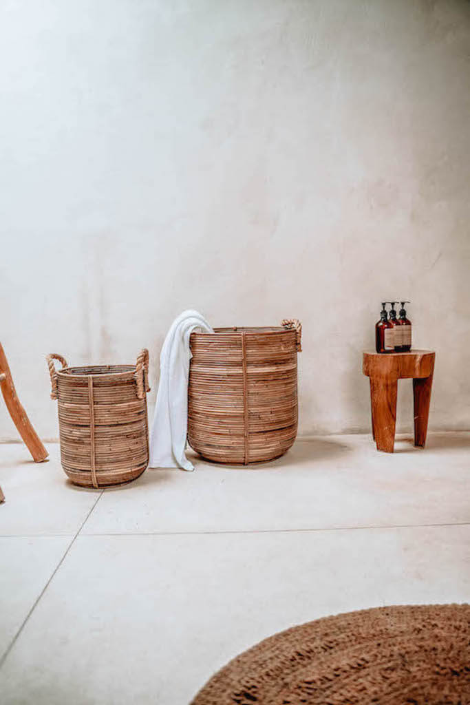 ZESTAW TRZECH KOSZY RATTANOWYCH AZURE