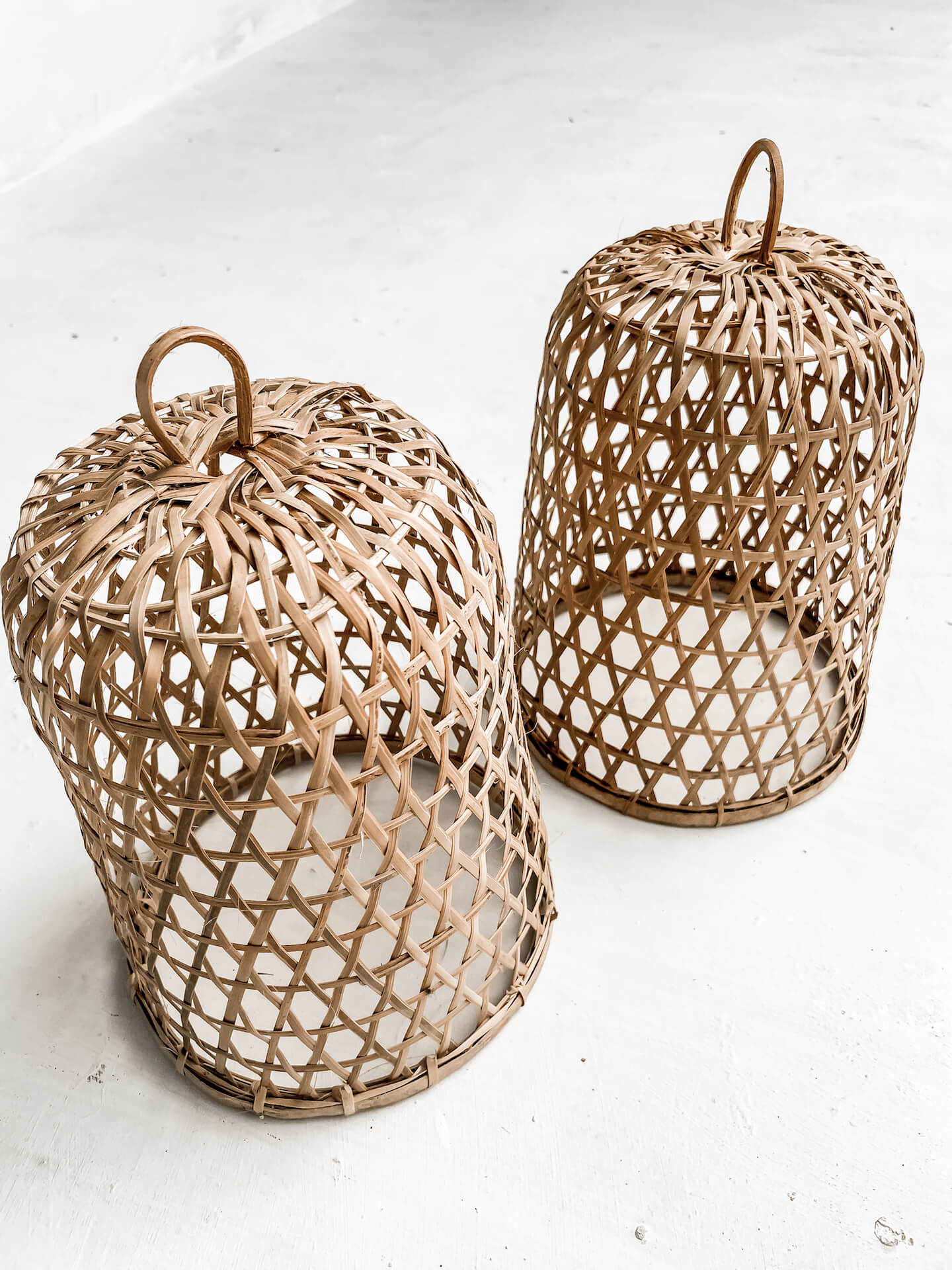 ZESTAW TRZECH LAMP WISZĄCYCH BOHO – OKRĄGŁA, STOŻEK, PODŁUŻNA