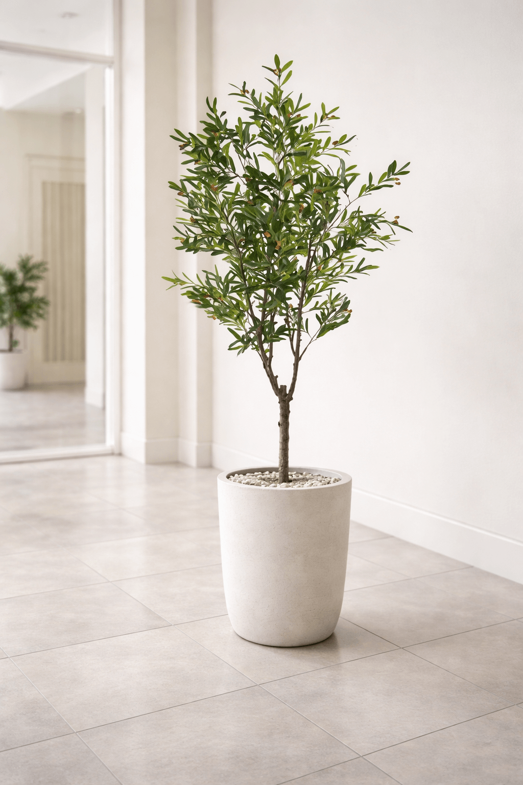 DUŻE SZTUCZNE DRZEWKO OLIWNE - 180 cm - DEKORACJA INSPIROWANA NATURĄ