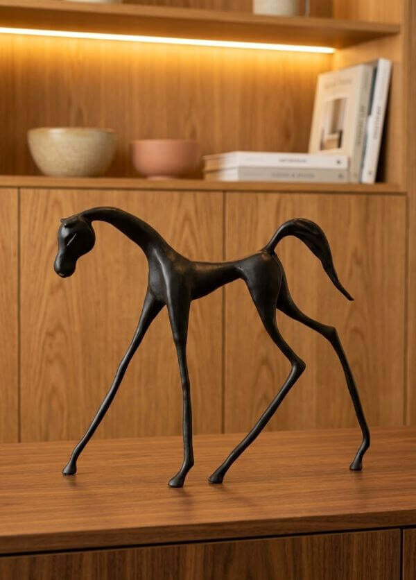 FIGURKA DEKORACYJNA COCO L CZARNY