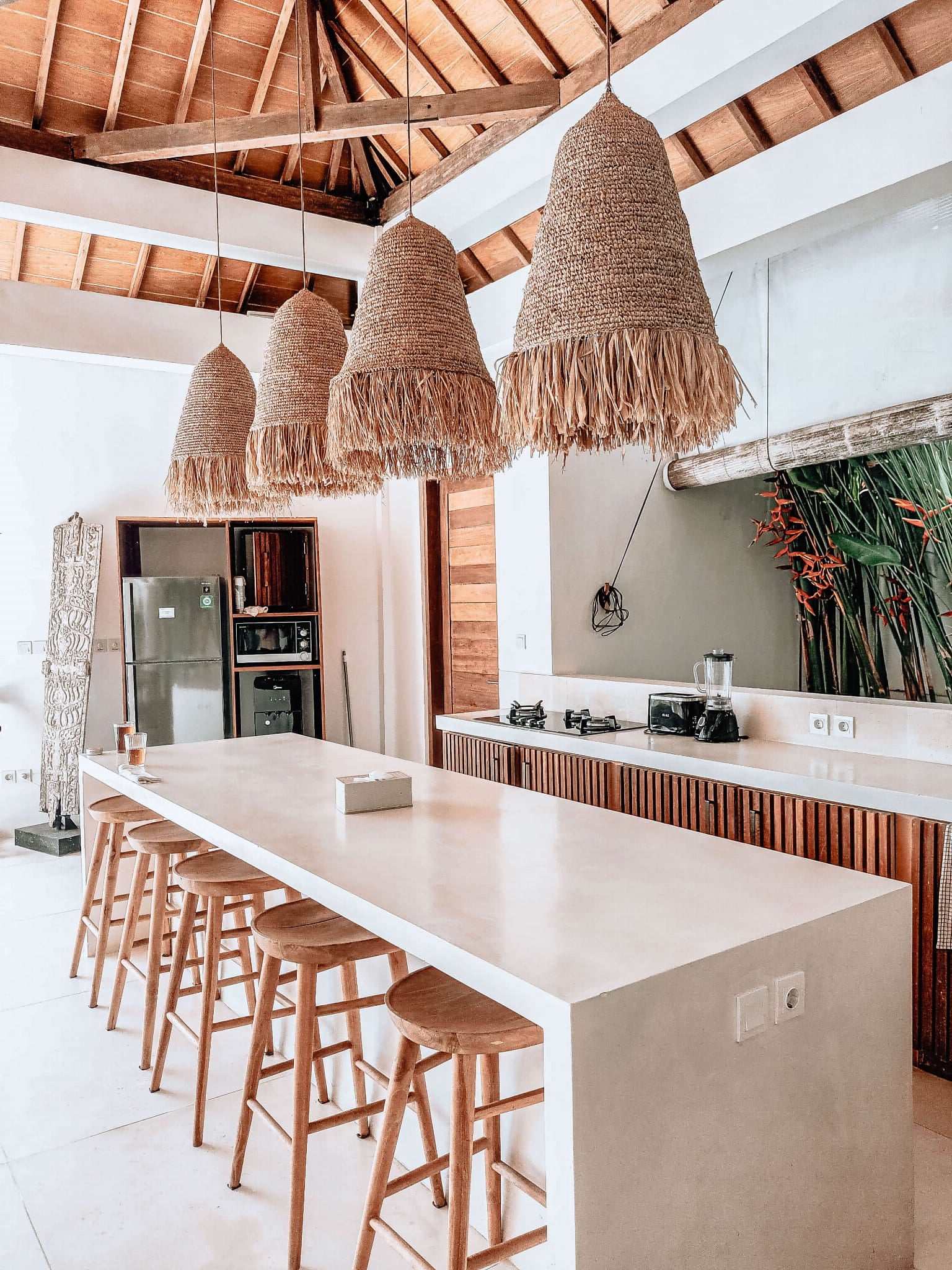 LAMPA RUMBAI NATURALNA M