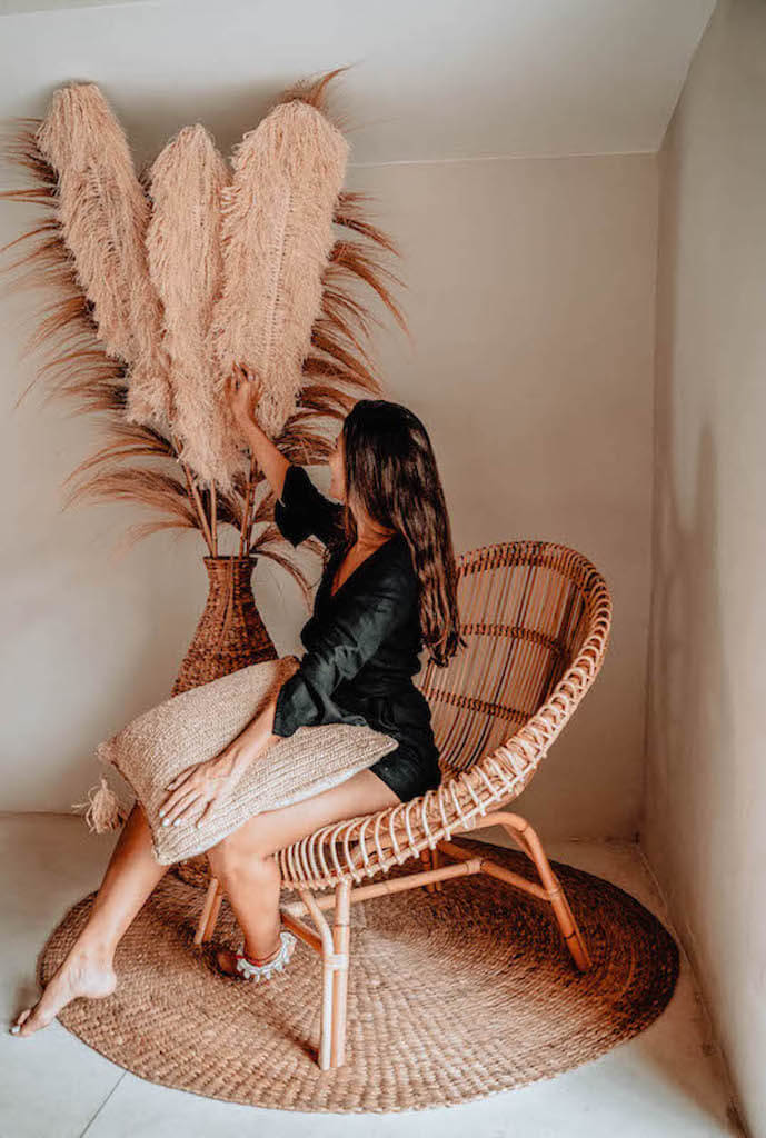 ZESTAW DWÓCH EGZOTYCZNYCH TRAW DEKORACYJNYCH GABBY