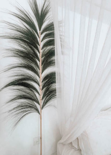 ZESTAW TRZECH TRAW DEKORACYJNYCH FABBY W KOLORZE CZARNYM