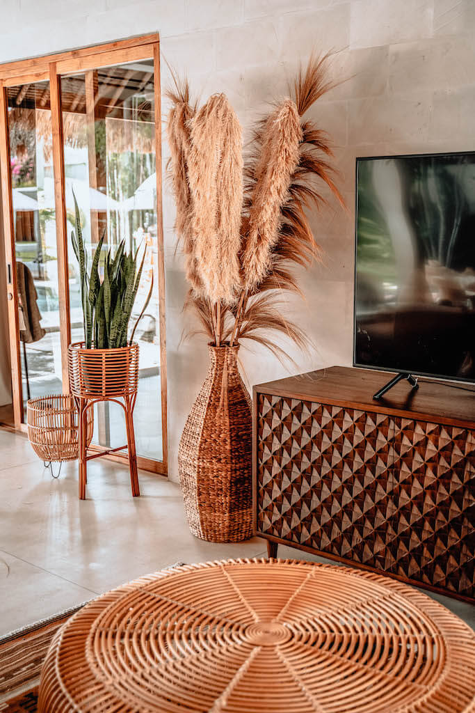 ZESTAW TRZECH DEKORACYJNYCH TRAW MORSKICH SABA