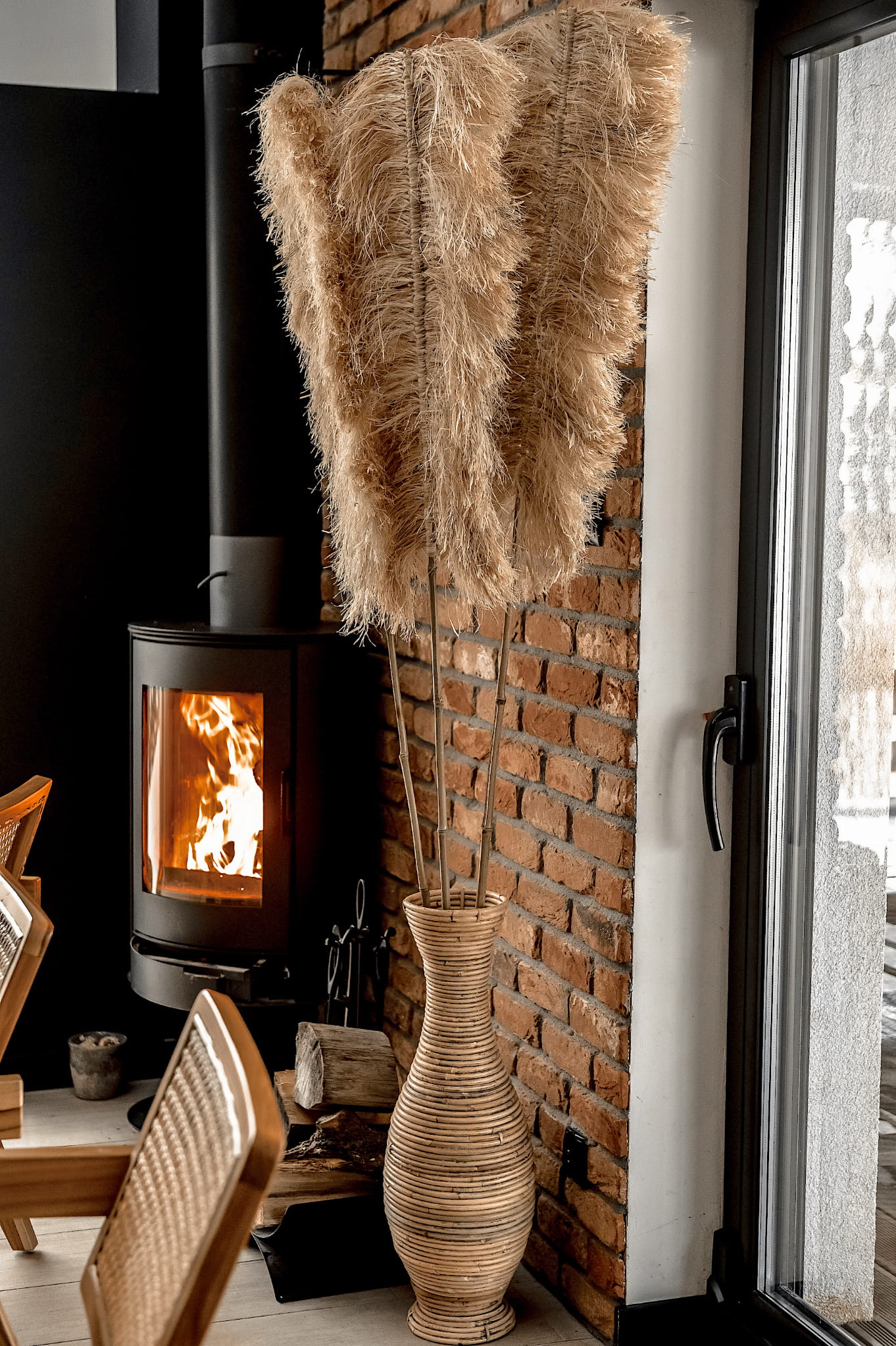 ZESTAW TRZECH DEKORACYJNYCH TRAW MORSKICH SABA