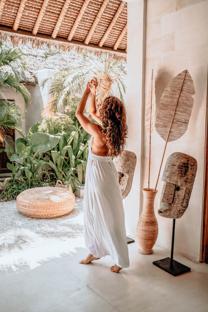 ZESTAW DWÓCH DEKORACYJNYCH LIŚCI BANANA