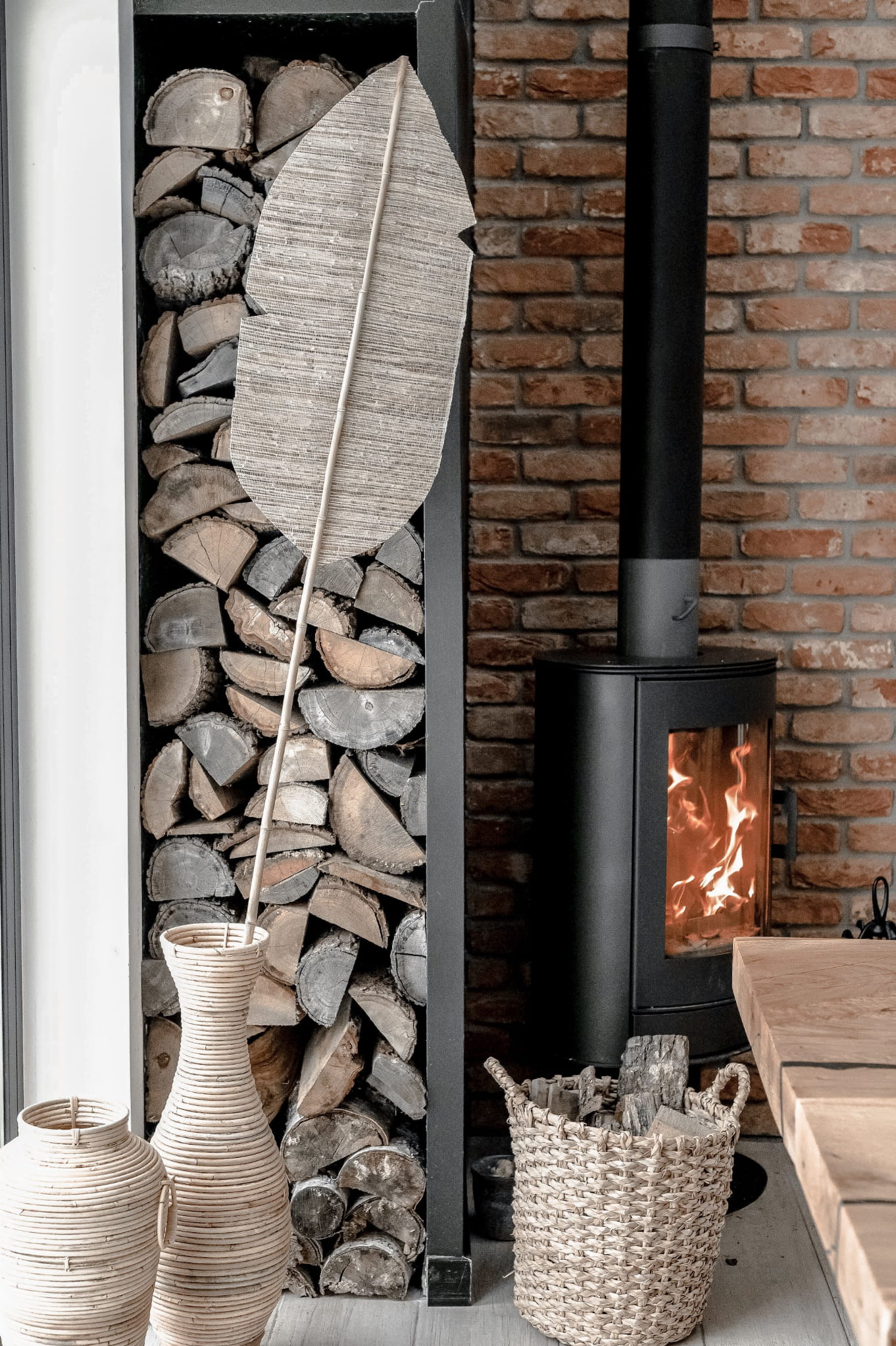 ZESTAW DWÓCH DEKORACYJNYCH LIŚCI BANANA