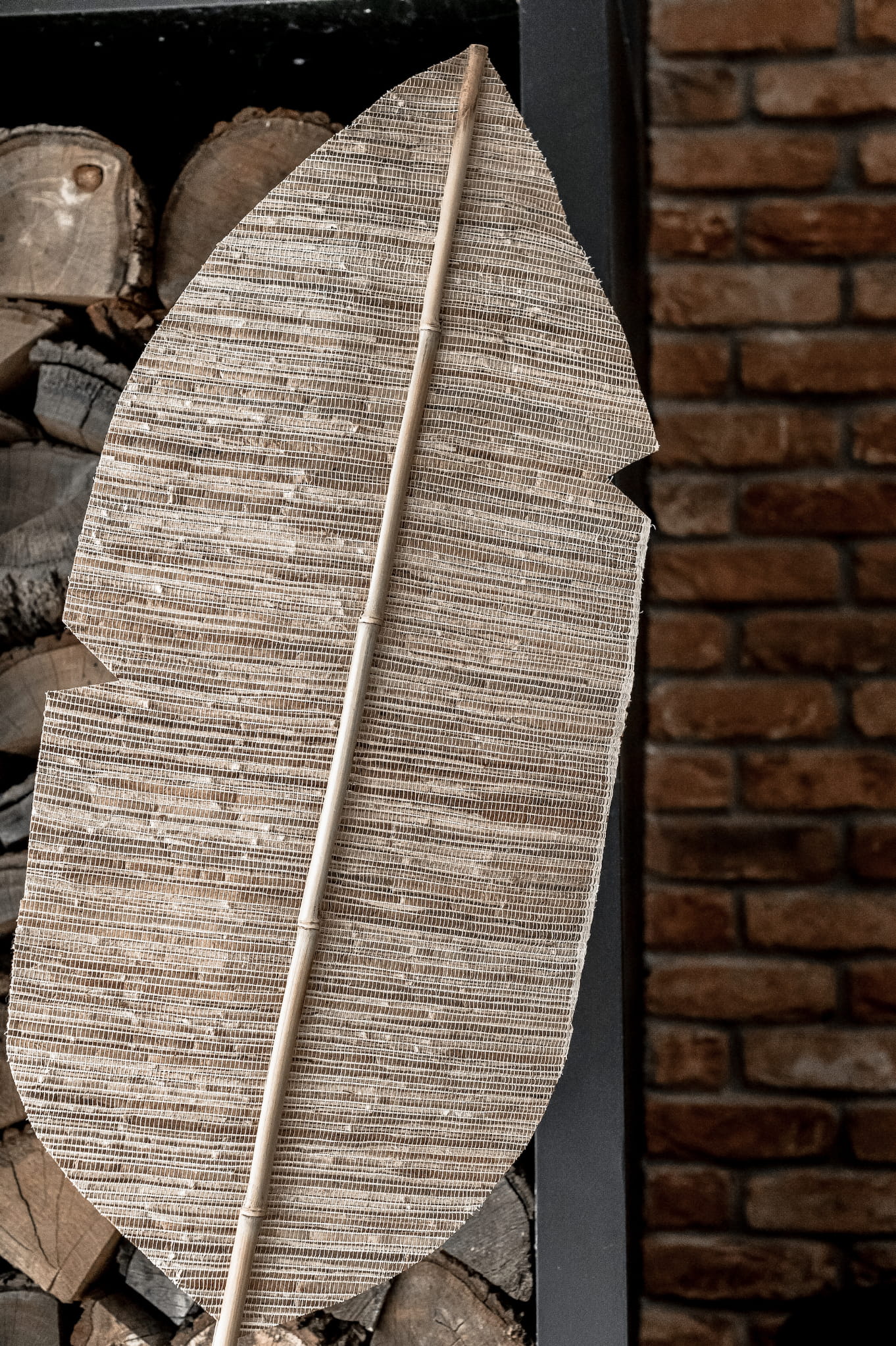 ZESTAW DWÓCH DEKORACYJNYCH LIŚCI BANANA