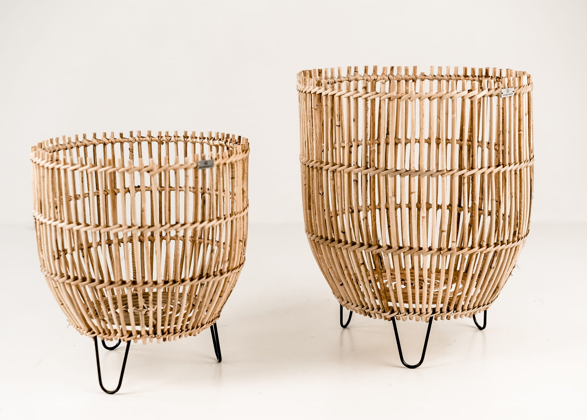 ZESTAW DWÓCH KOSZY/DONIC LAURA – NATURALNY RATTAN
