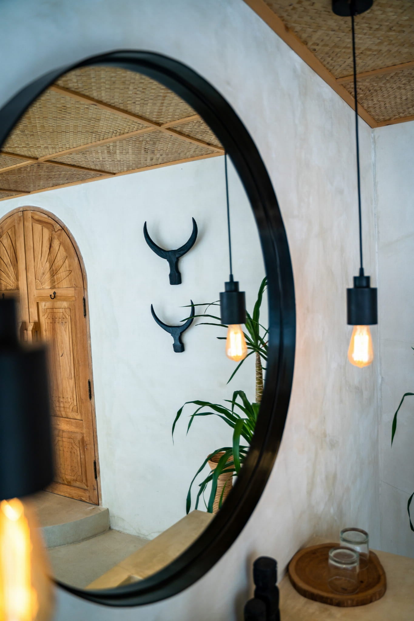 DEKORACJA ŚCIENNA ROGI BYKA M