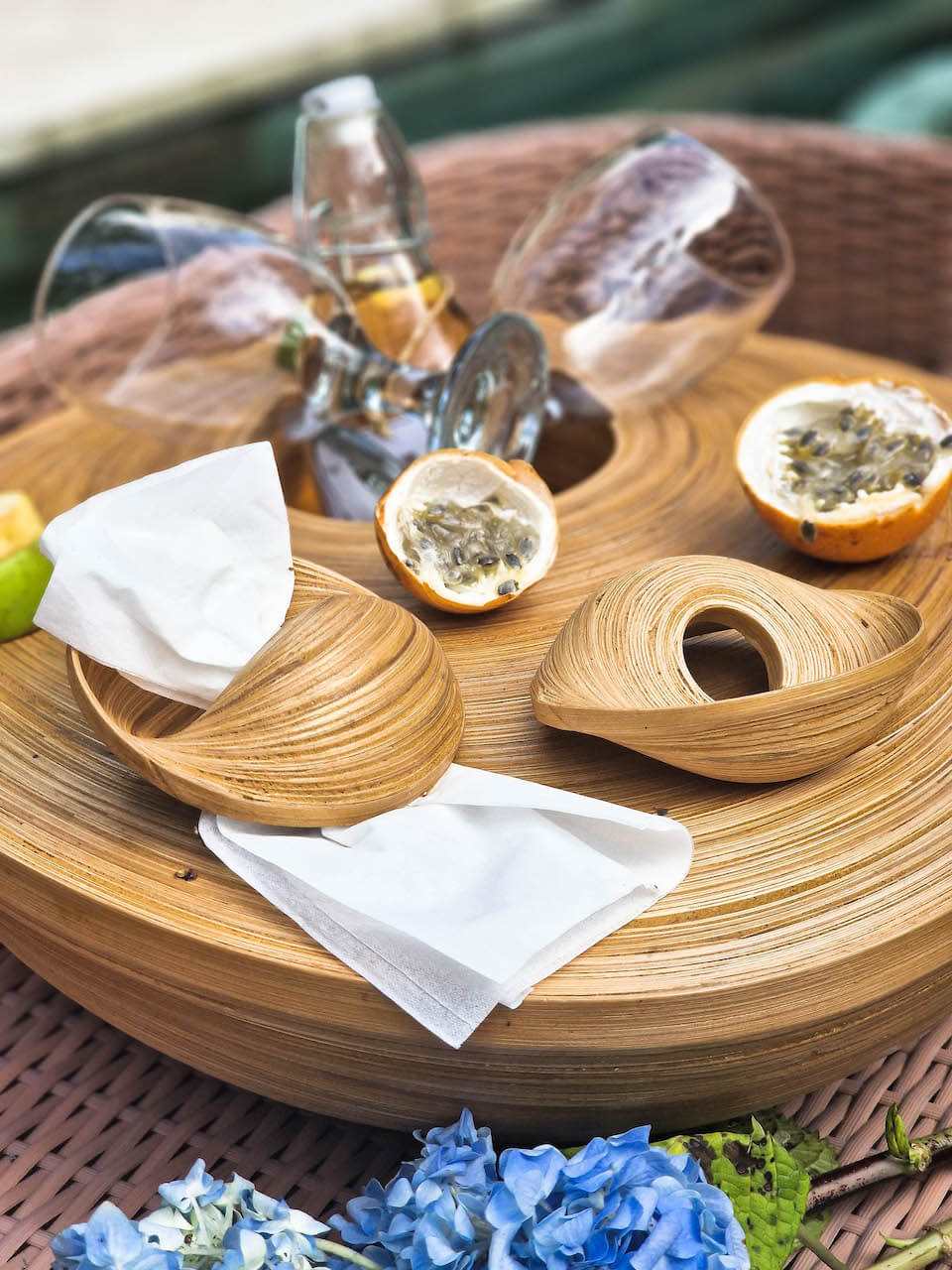 ZESTAW 6 OBRĄCZEK NA SERWETKI ELLE W STYLU BOHO