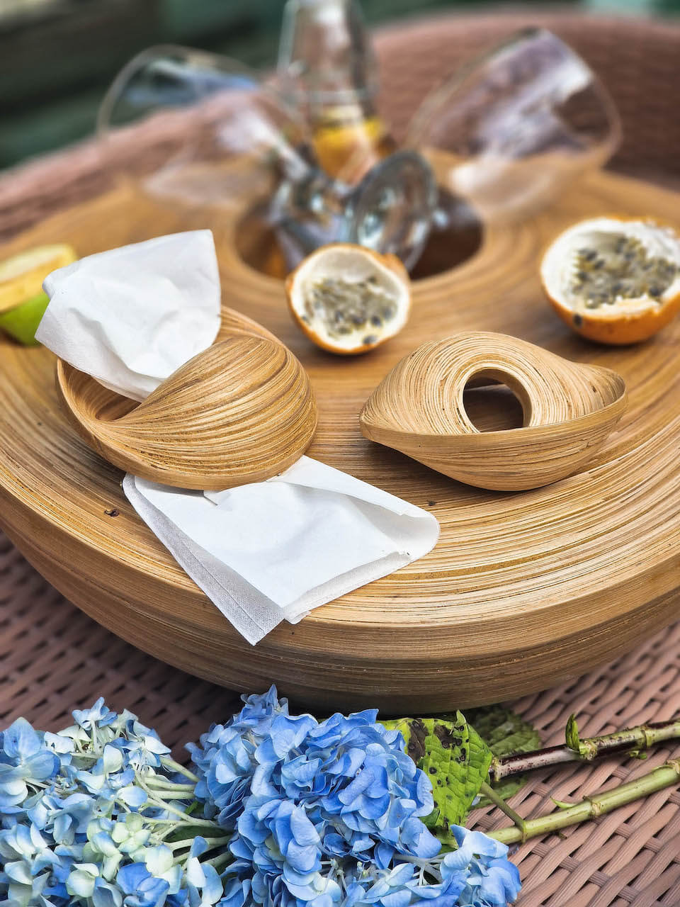 ZESTAW 8 OBRĄCZEK NA SERWETKI ELLE W STYLU BOHO