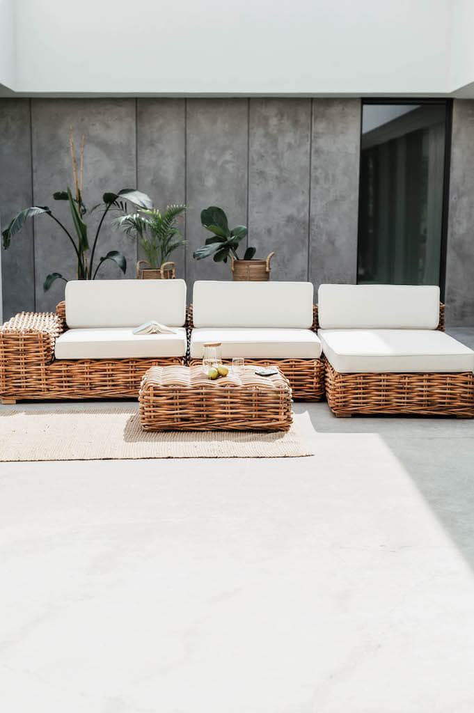 SOFA MODUŁOWA INGKA Z PRAWYM PODŁOKIETNIKIEM I SZEZLONGLIEM
