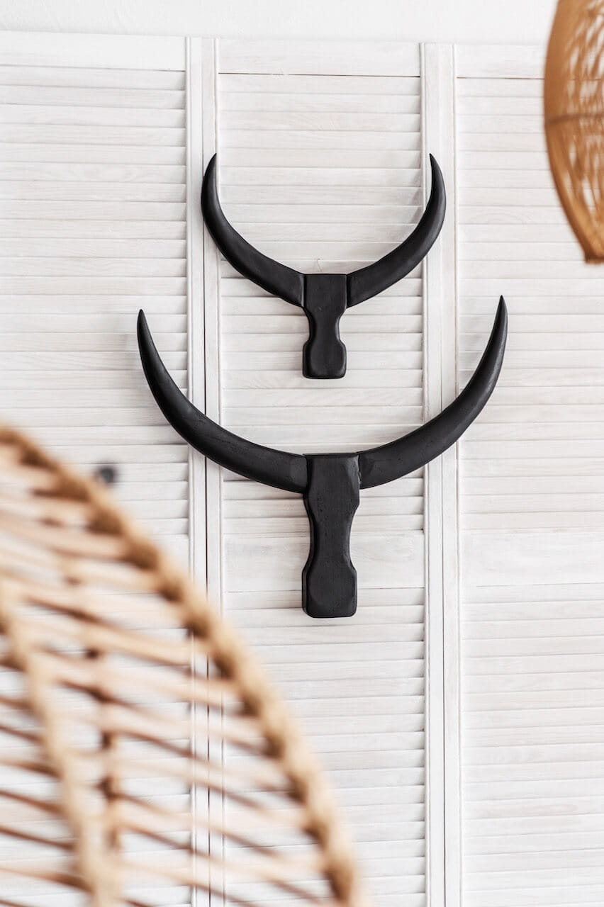 DEKORACJA ŚCIENNA ROGI BYKA M