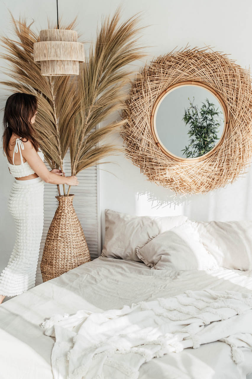 ZESTAW DWÓCH  EGZOTYCZNYCH TRAW DEKORACYJNYCH GABBY