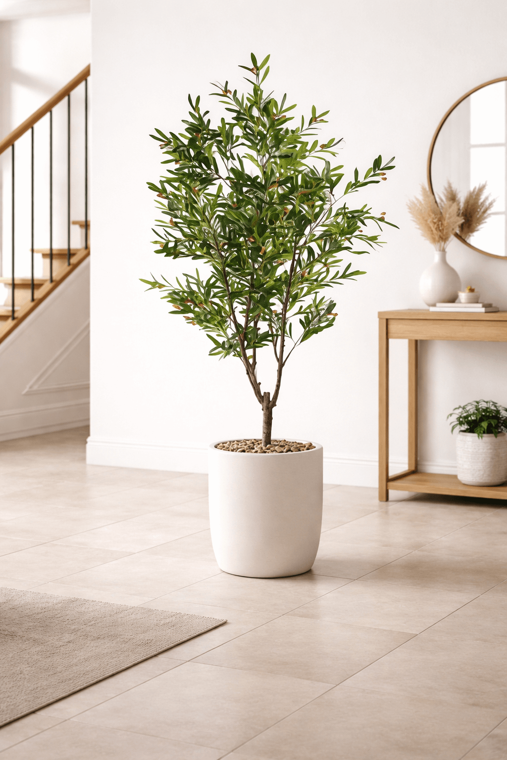 DUŻE SZTUCZNE DRZEWKO OLIWNE - 180 cm - DEKORACJA INSPIROWANA NATURĄ