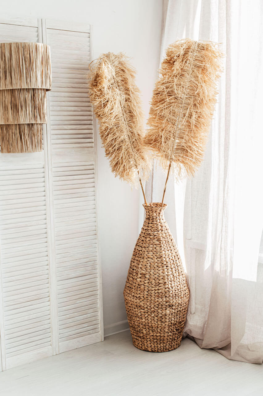 ZESTAW TRZECH DEKORACYJNYCH TRAW MORSKICH SABA