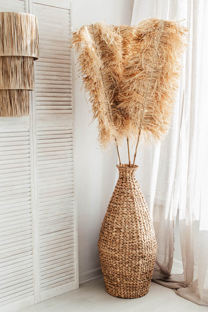 ZESTAW DWÓCH DEKORACYJNYCH TRAW MORSKICH SABA