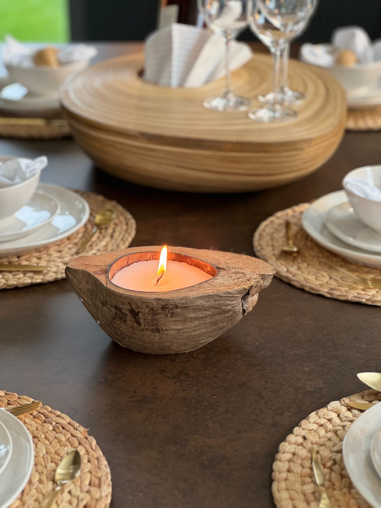 ŚWIECA KAVA KOKOSOWA ZAPACHOWA