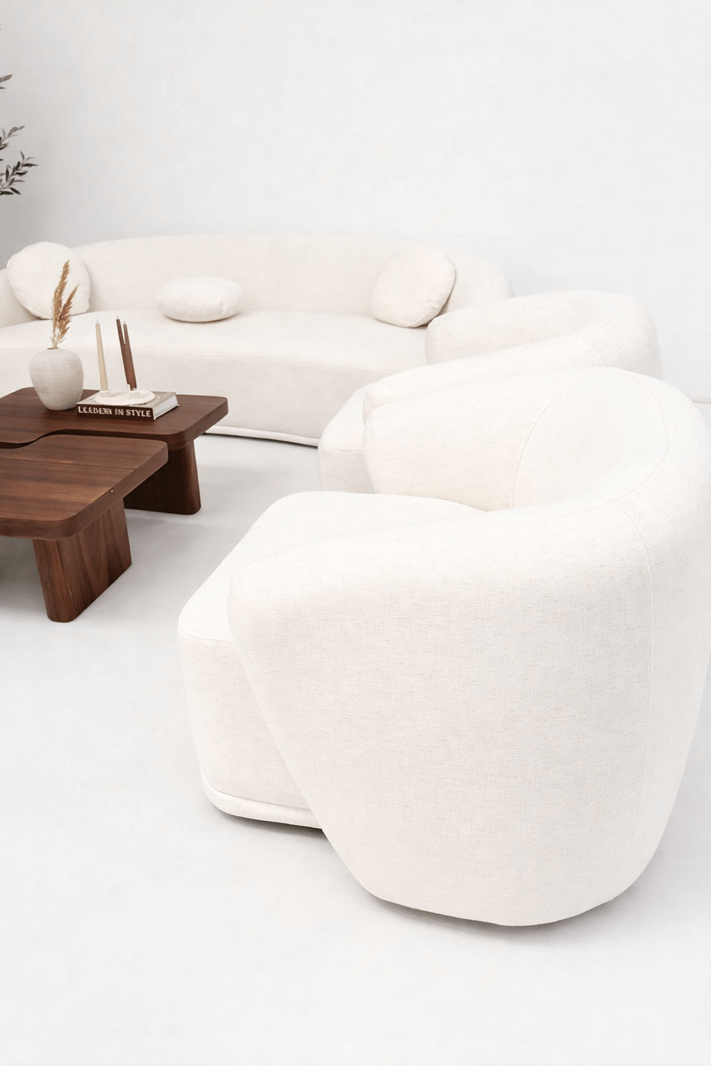 SOFA TRZYOSOBOWA AMARONE VITA BEŻOWA ELEGANCJA W DESIGNERSKIEJ FORMIE