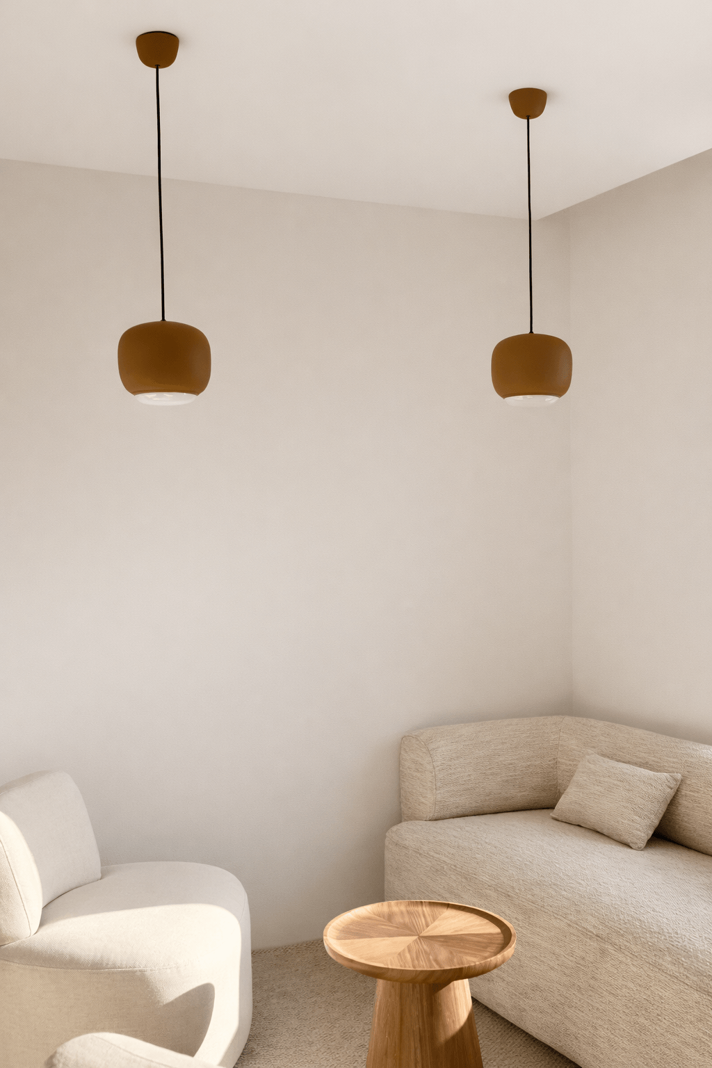 LAMPA WISZĄCA ALUMINIOWA ORIONIS S BRĄZOWA