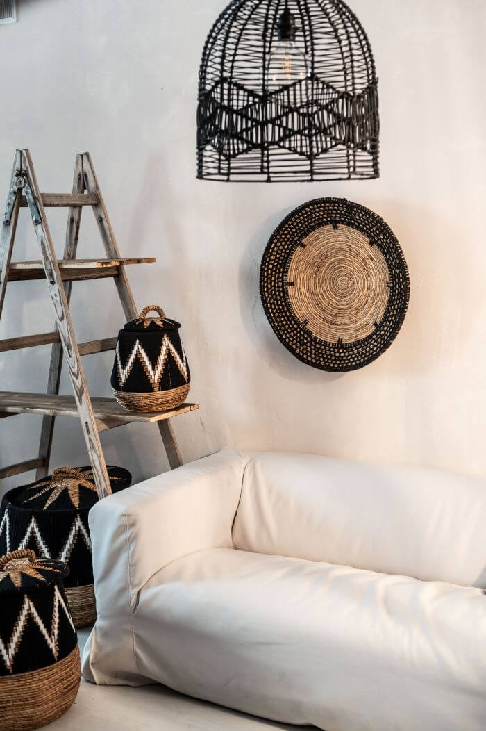 LAMPA MORGAN L CZARNA