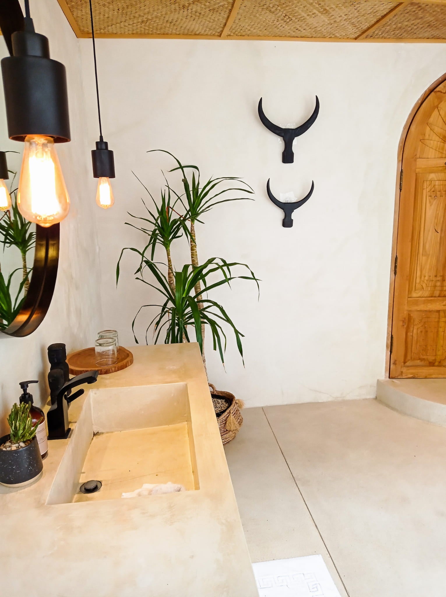 DEKORACJA ŚCIENNA ROGI BYKA S