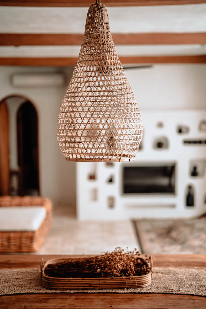 LAMPA BOHO STOŻEK DUŻA