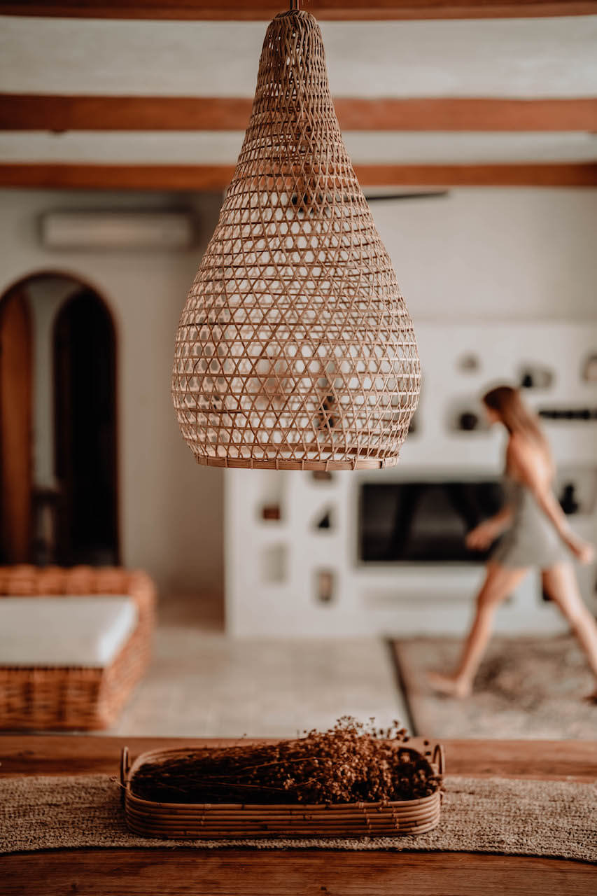 LAMPA BOHO STOŻEK DUŻA