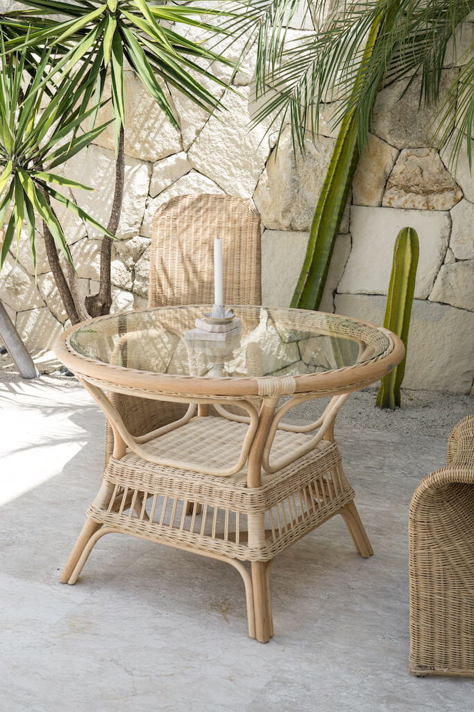 STOLIK KAWOWY RATTANOWY CORI