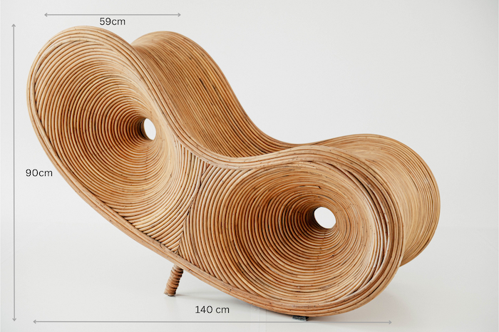 ZESTAW LEŻAKÓW RATTANOWYCH ROBIN CIEMNY