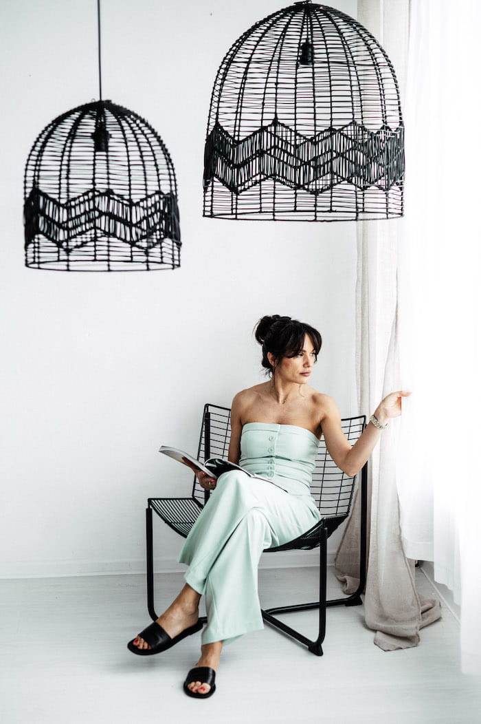 LAMPA  MORGAN S CZARNA