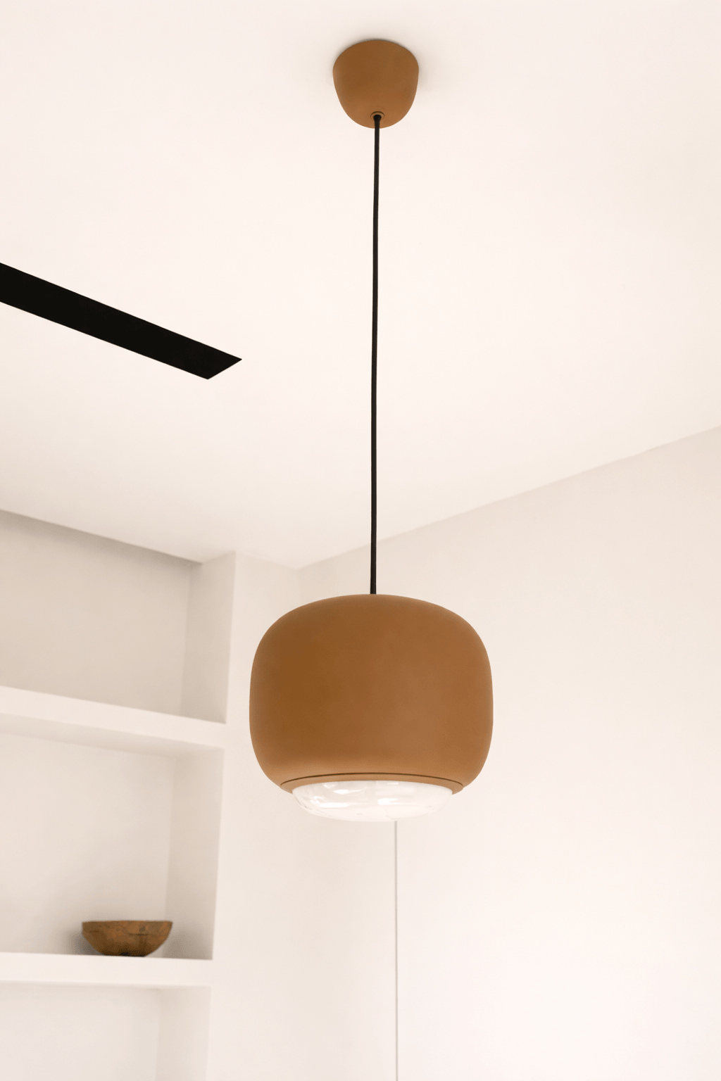 LAMPA WISZĄCA ALUMINIOWA ORIONIS S BRĄZOWA