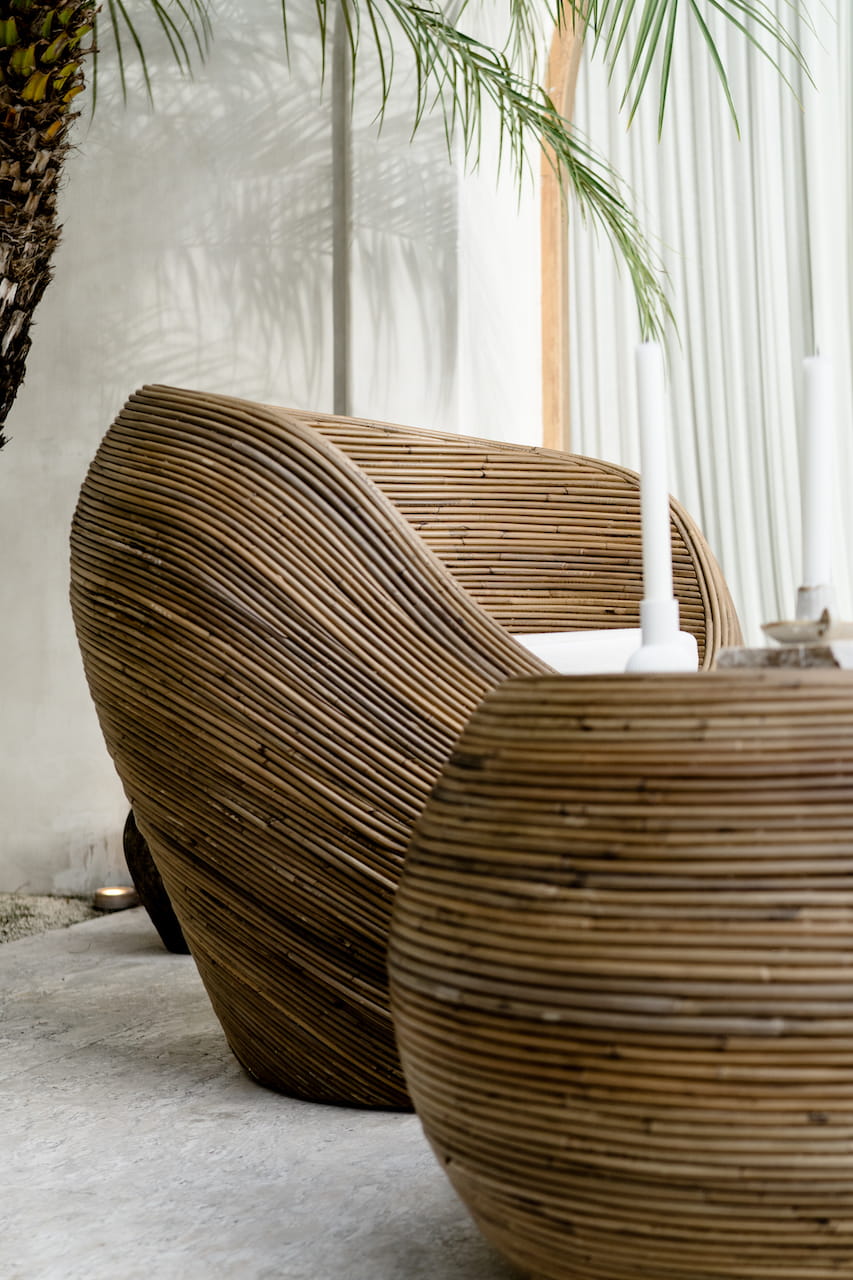 ZESTAW RATTANOWY TEGAL 3 CIEMNY OWALNY