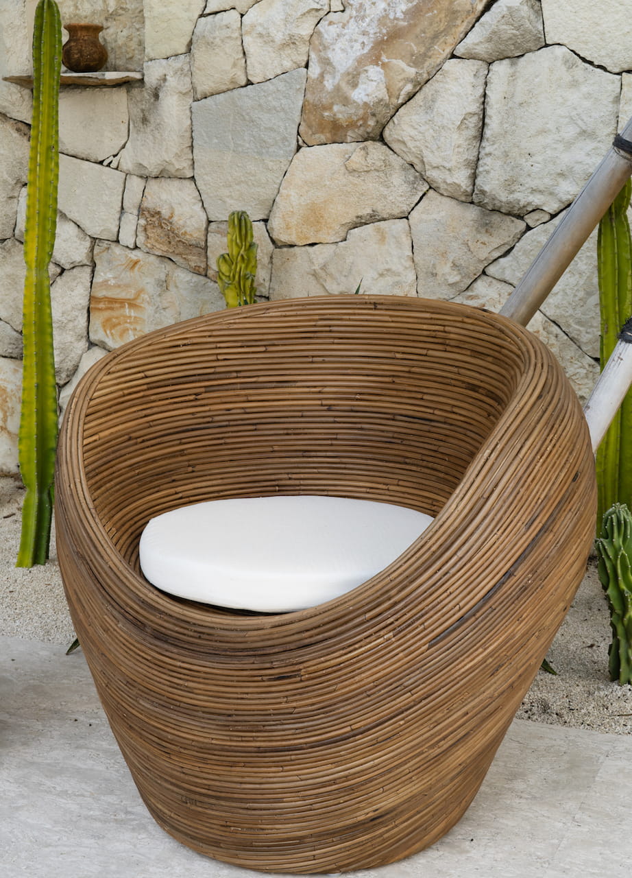 ZESTAW RATTANOWY TEGAL 3 CIEMNY OWALNY