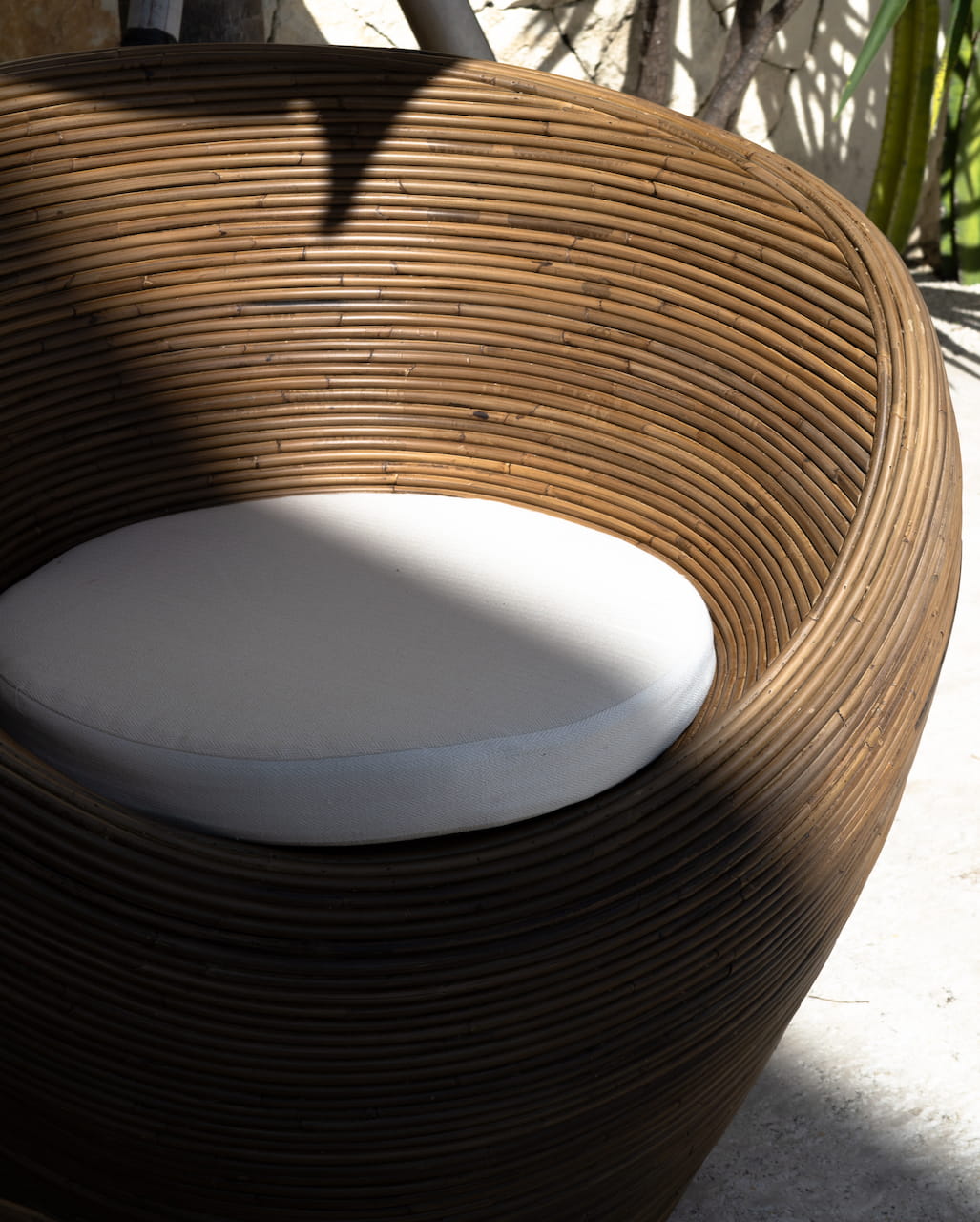 ZESTAW RATTANOWY TEGAL 3 CIEMNY OWALNY