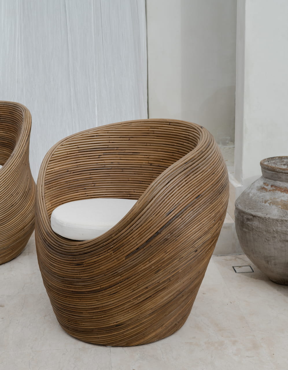 ZESTAW RATTANOWY TEGAL 3 CIEMNY OWALNY