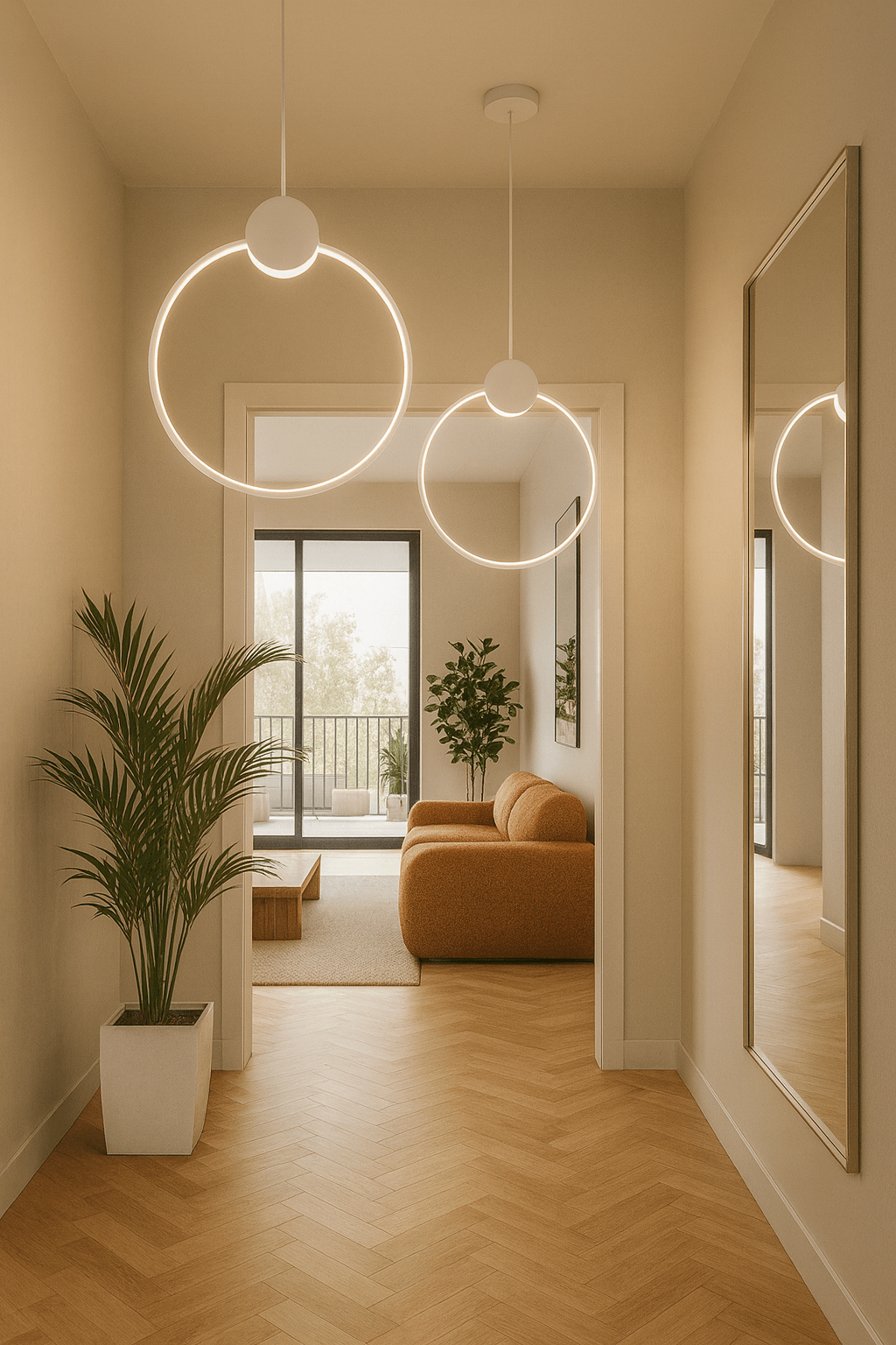 LAMPA WISZĄCA ZAFIRO M BIAŁA