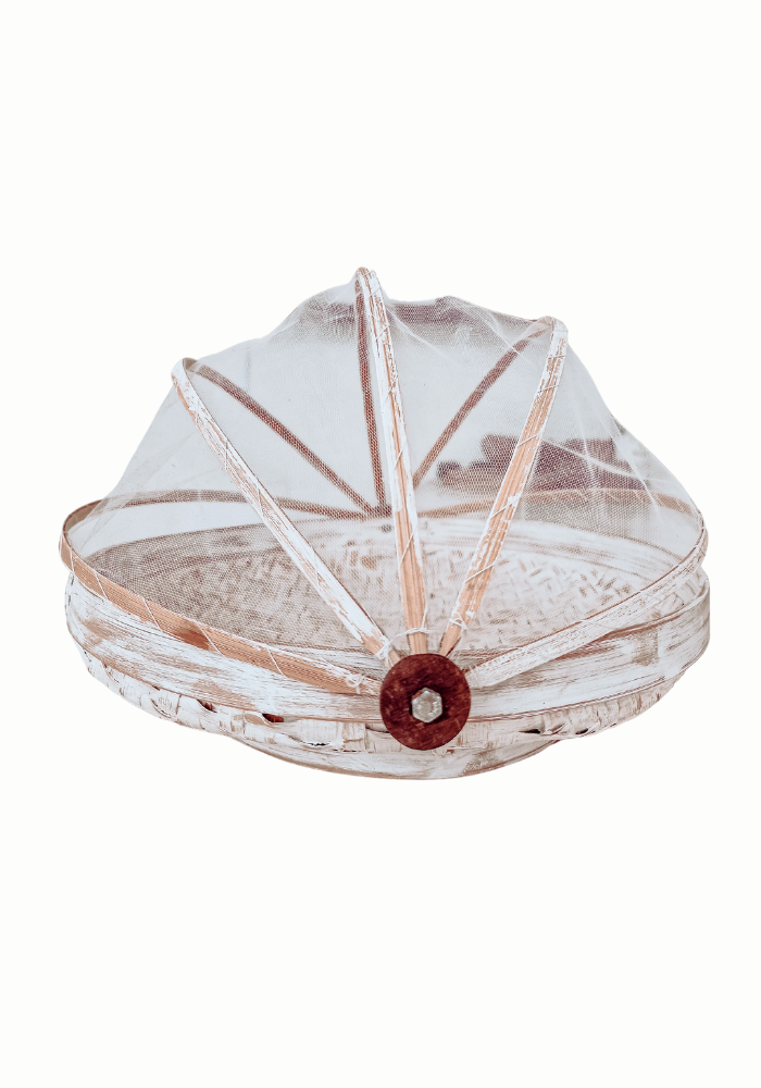 TACA BAMBUSOWA ROYAL S BIAŁA